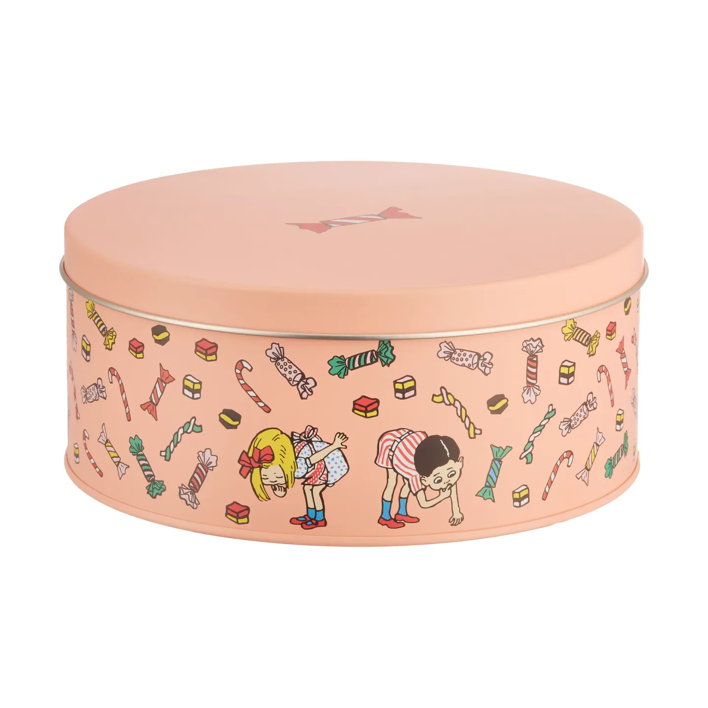Muurla Pippi Aufbewahrungsdose mit Deckel Ø15 cm Candy