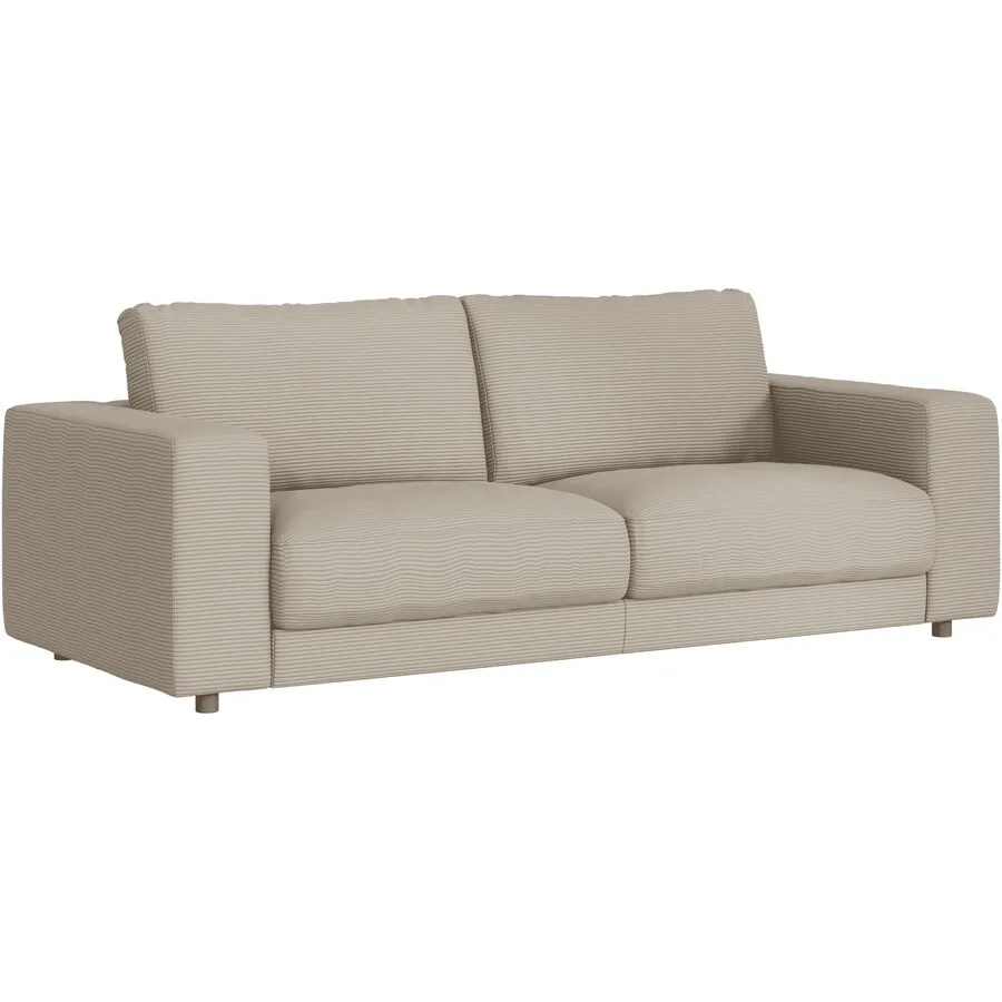 Sofa Ava Bezug: 88% Polyester, 12% Polyacryl taupe B 230 T 107 cm - Möbel Konfigurator: Traummöbel individuell zusammenstellen