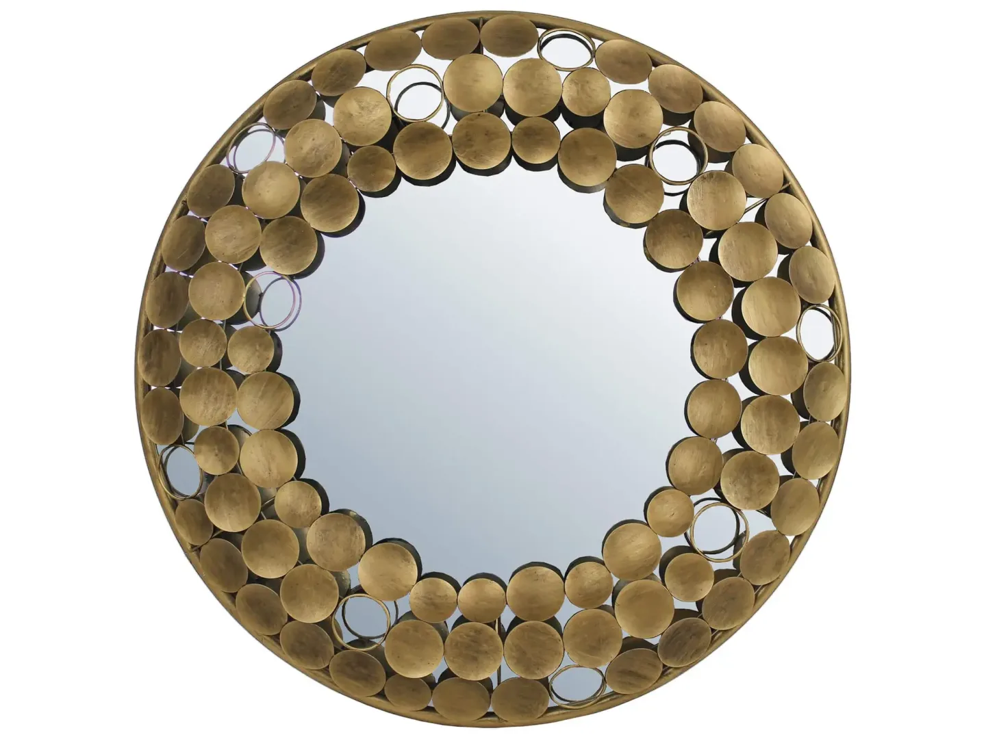 Kersten Spiegel Goldkreisel D: 70 cm Gelb | Schubiger Möbel