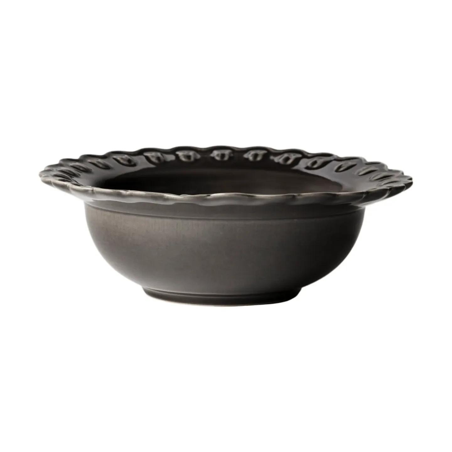 PotteryJo Tulipa tiefer Teller klein Ø17 cm 2er-Pack Almost black
