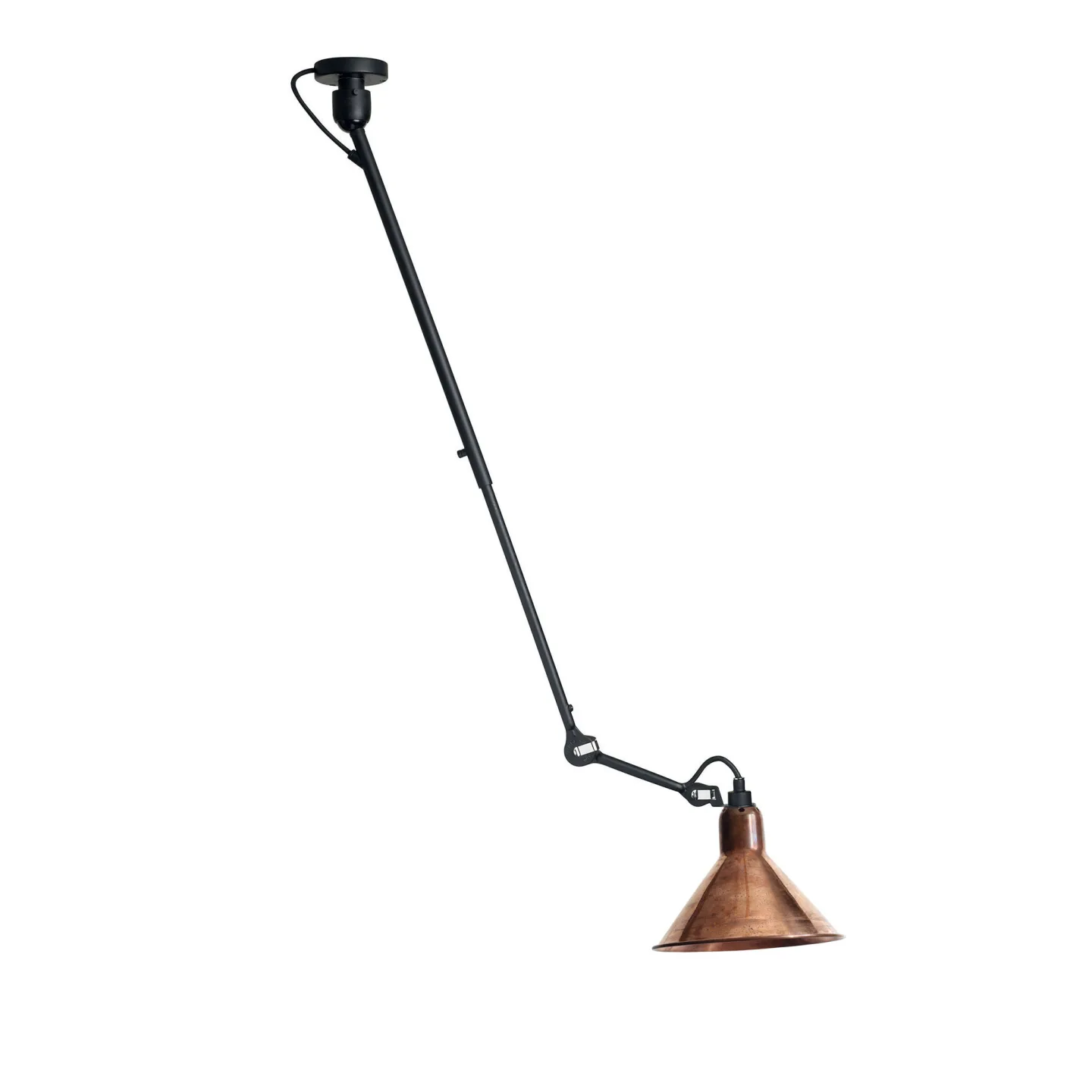 DCWéditions - Lampe Gras No302 - Conic, Rå koppar - Pendellampor - Bernard-Albin Gras - Koppar