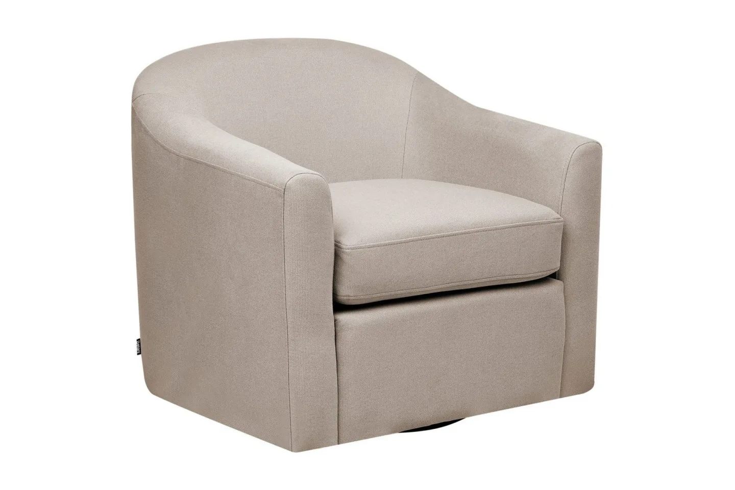 Svängbar fåtölj Magnor - Beige, svart