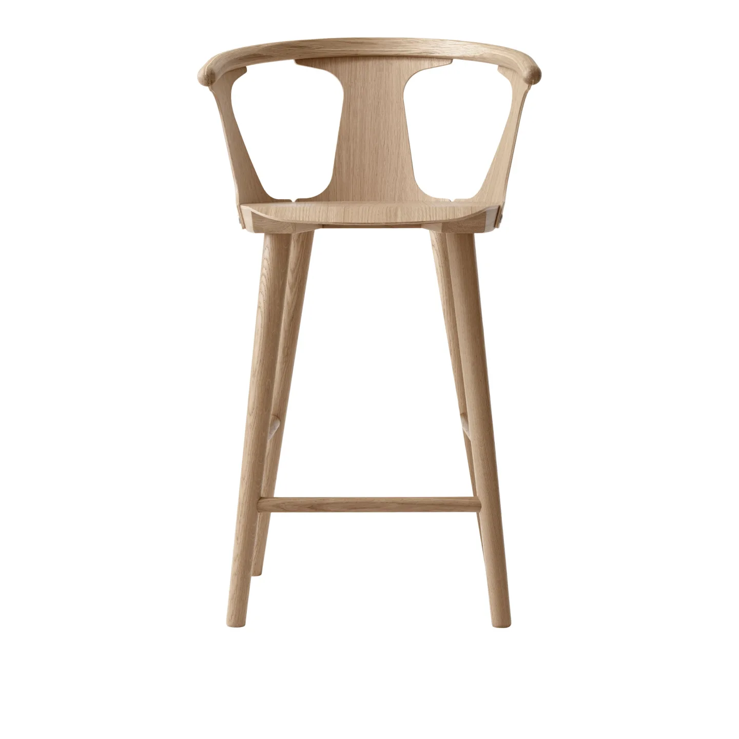 &Tradition - In Between Bar Chair SK9, Oiled Oak, 75cm - Barstolar - Sami Kallio - Träfärgad - Trä