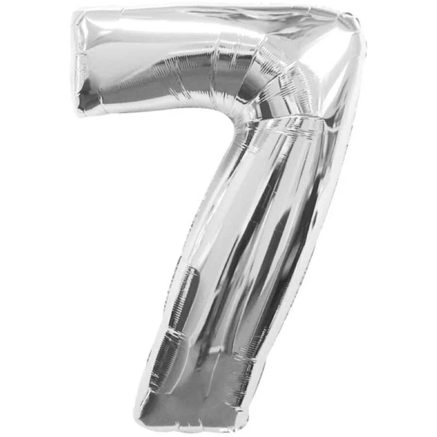 Luftballons Office silber Folie H 86 cm 1 Stk