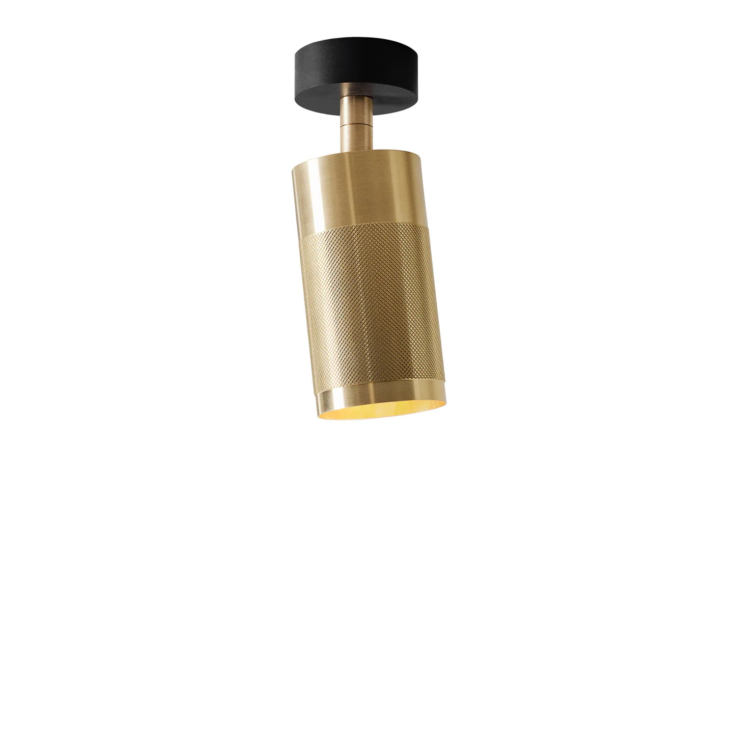 Thorup Copenhagen - Thorup Copenhagen Patrone Ceiling Spot Canopy, Solid Brass, 120 mm - Spotlights - Kasper Thorup - Guld - Metall