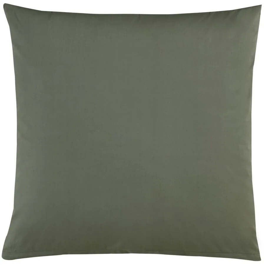 Kissenbezug Mia dunkelgrün Einfarbig Baumwolle B 65 T 65 cm