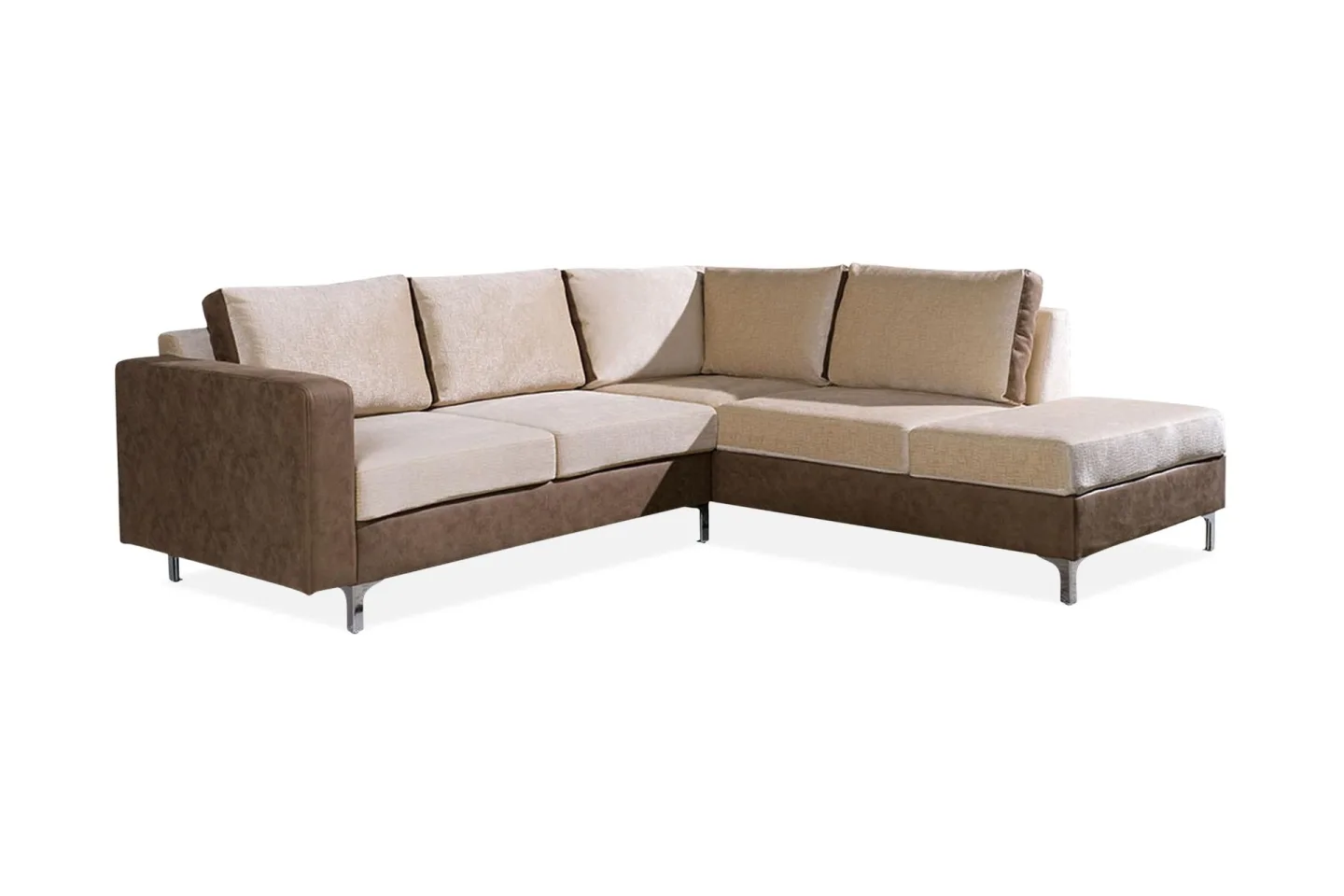 Truro 8-sits Soffa Vänster - Brun