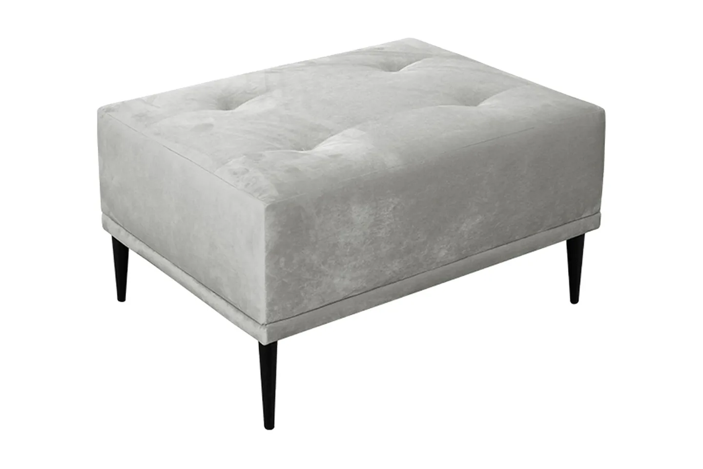 Rapale Fotpall - Sammet/Silver