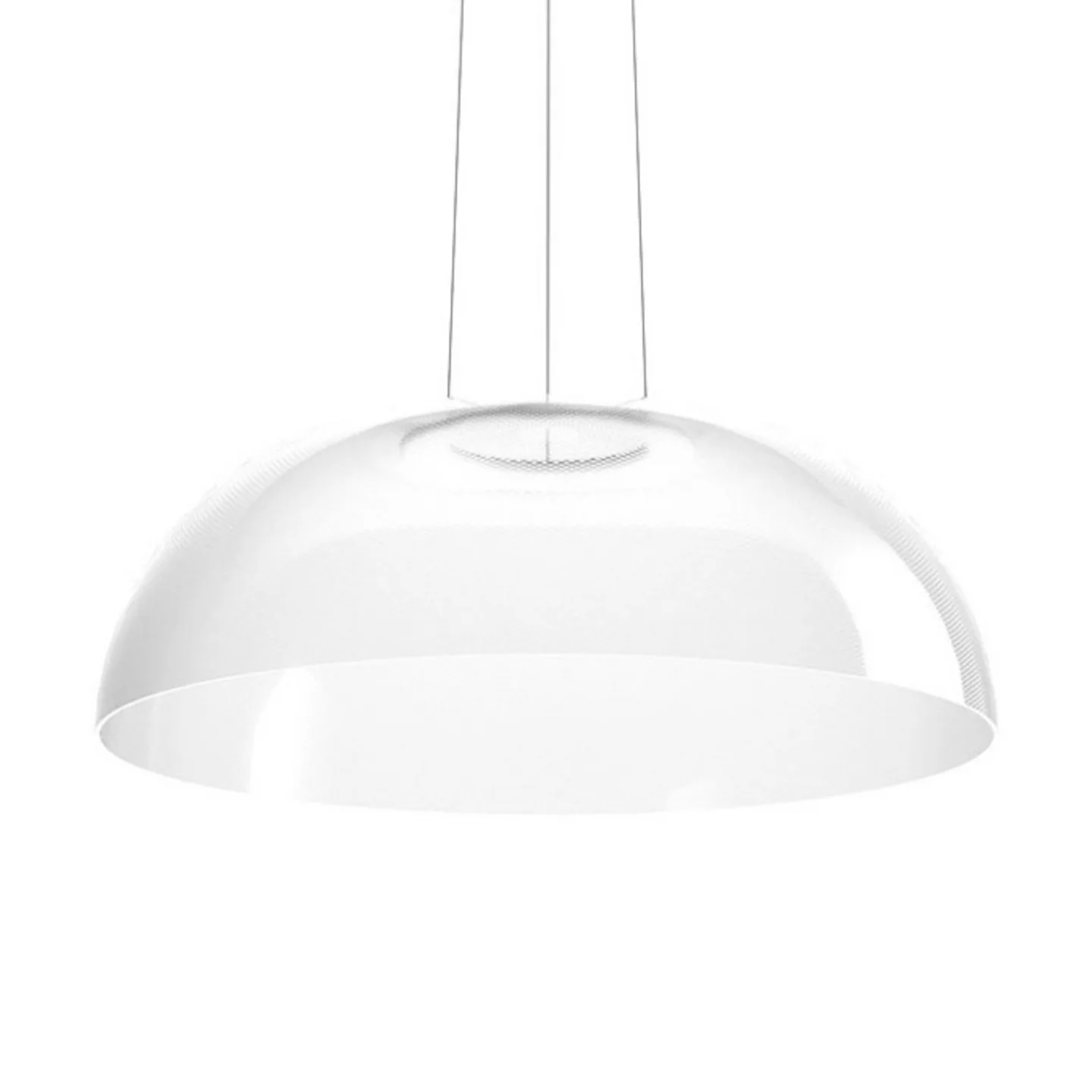 Demì LED-hengelampe, Ø 70 cm, gjennomsiktig, dimbar - Stilnovo - Stue - Moderne - Plast - Med en lyskilde