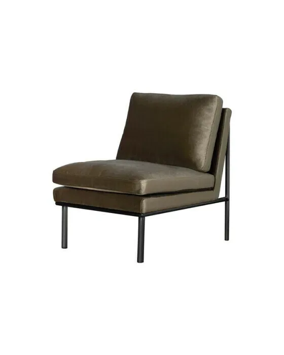 April Lounge Chair Olive/Black