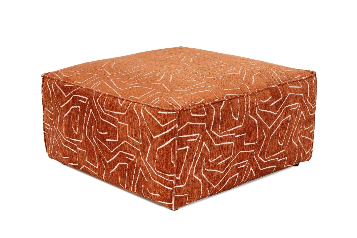 Kaolins Fotpall 85 cm - Orange
