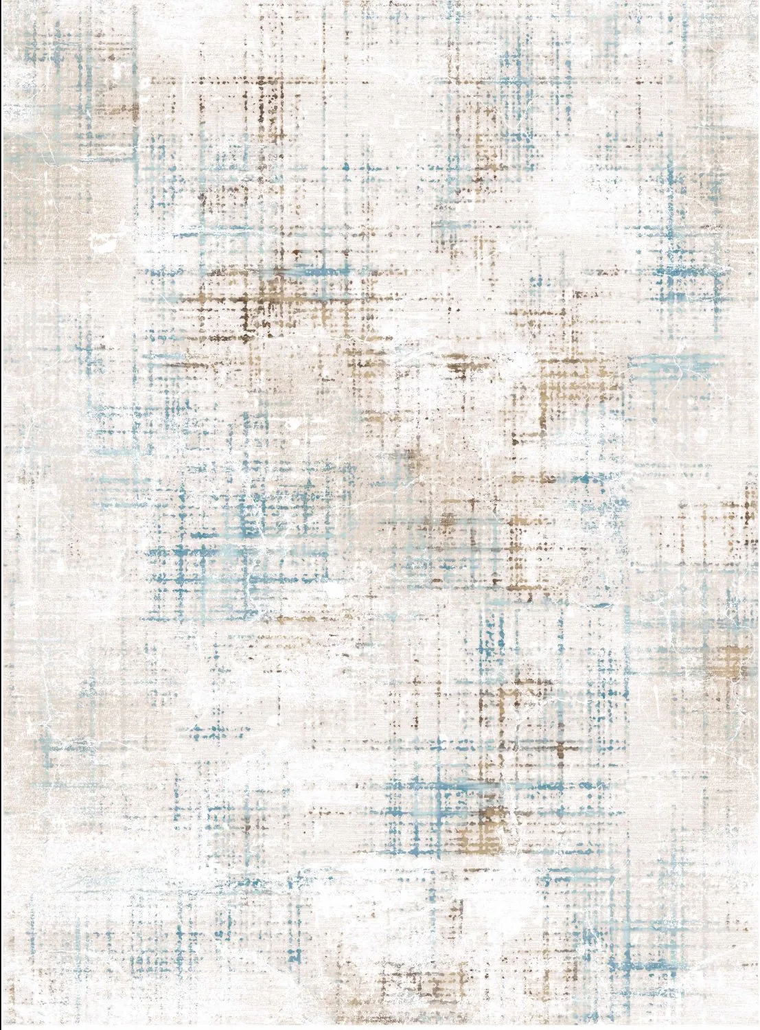 Wilton-teppe - Ezzahra (blå) (Størrelse: 200 x 280 cm)