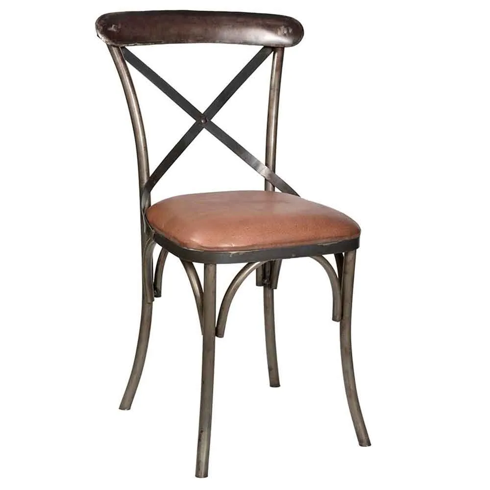 Matstol Bistro med läder Trademark Living