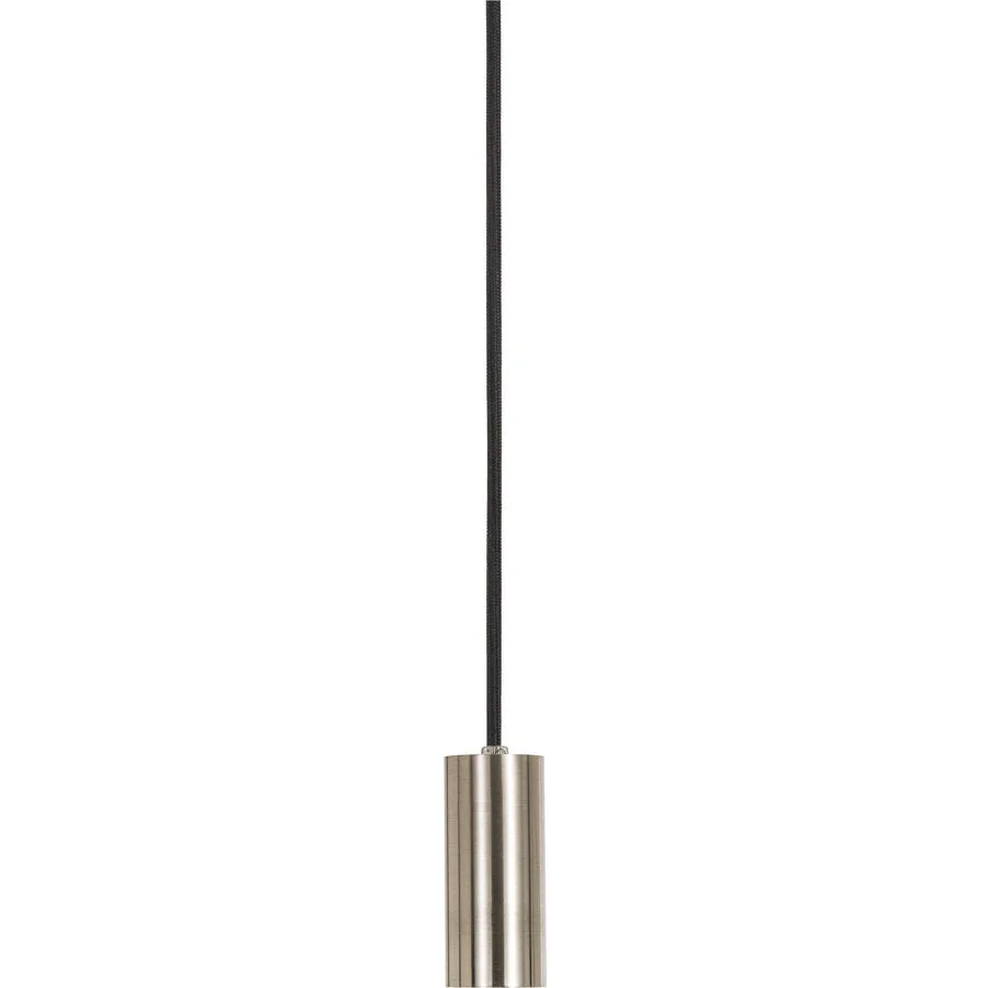 Pendellampe Industrial Silber/Schwarz Kunststoff/Metall 4 cm 300 cm - Material: Metall/Kunststoff