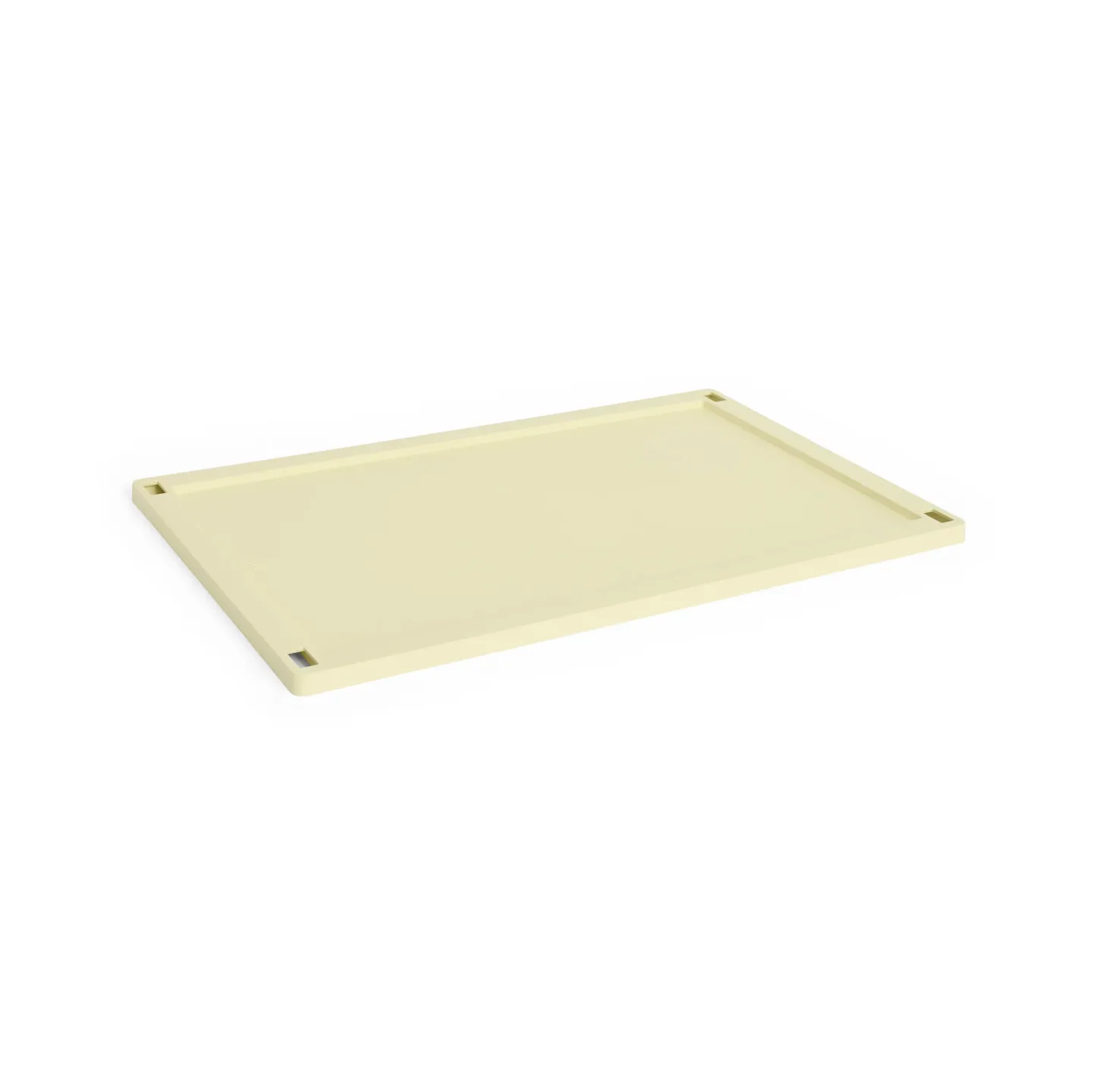 HAY Colour Crate lock plastic large Light yellow