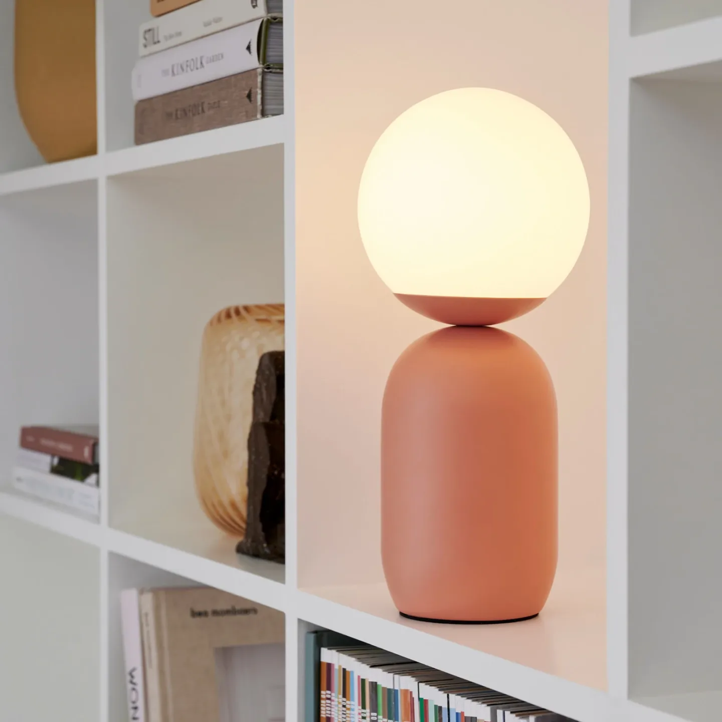 Notti Bordlampe Terracotta - Nordlux - Stue - Skandinavisk - Metall - Med skjerm