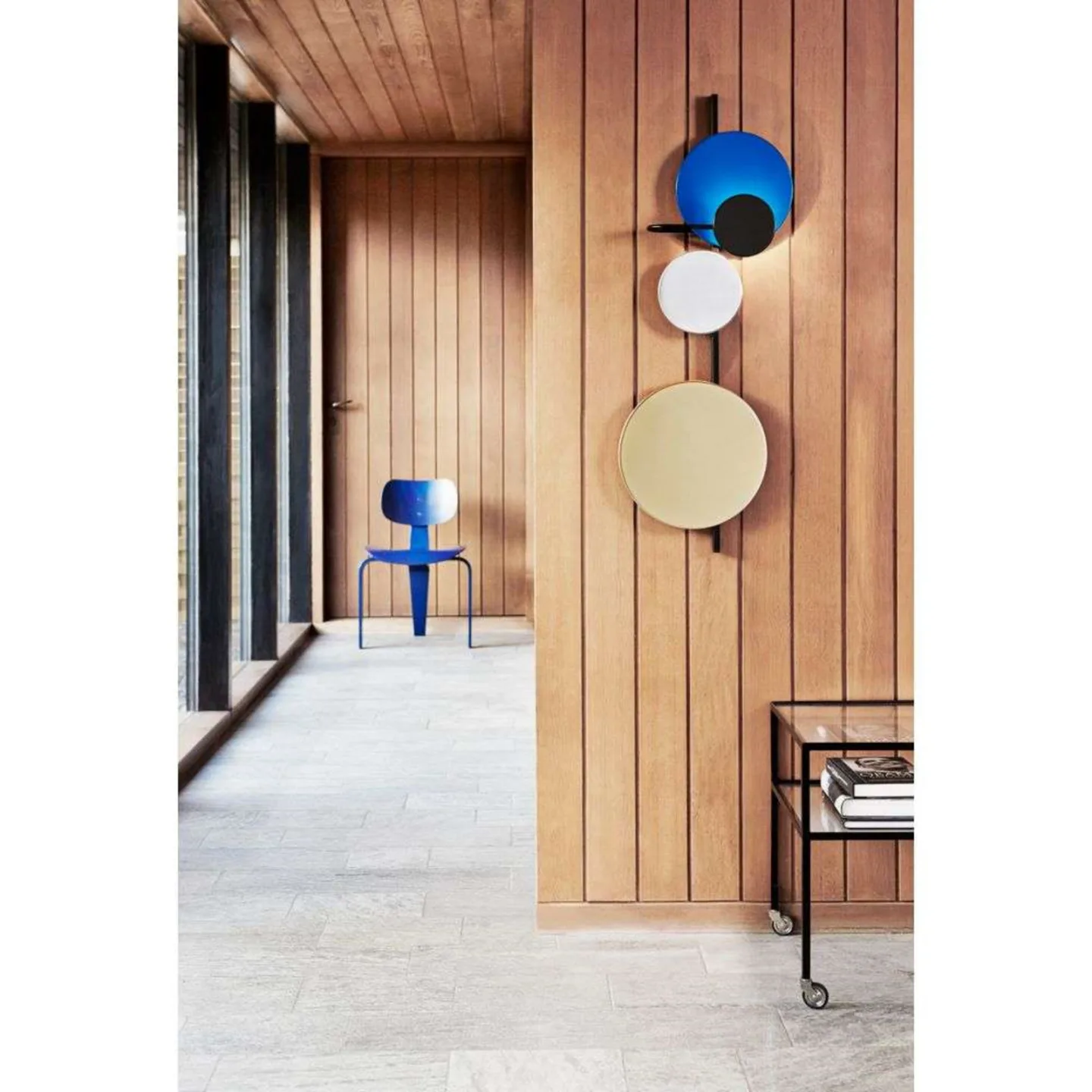 Planet Wandleuchte Electric Blue - Please Wait to be Seated - Wohnzimmer - Metall