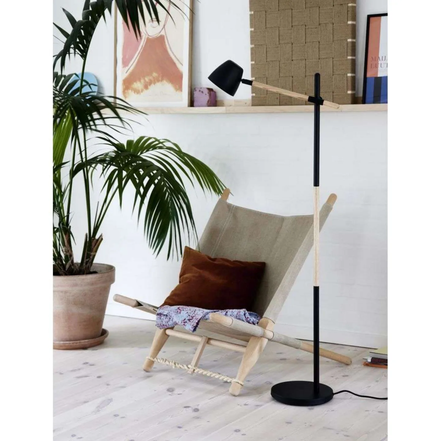 Theo Golvlampa Black - Nordlux - Vardagsrum - Metall
