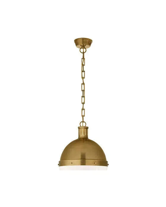 Large Hicks Pendant Antique Brass