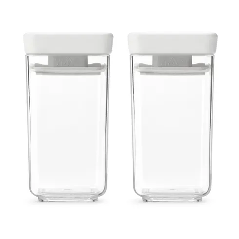 Brabantia TASTY+ stapelbare Behälter 2 Teile 0,15 L Hellgrau