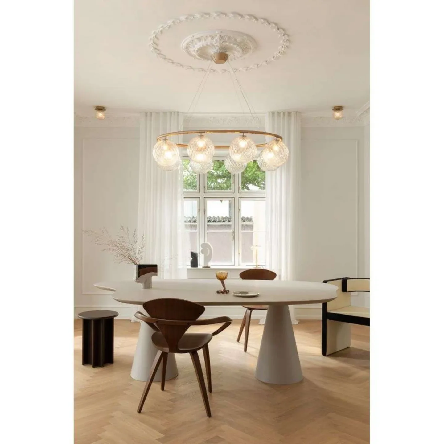 Liila 1 Wand-/Deckenlampe, gold/klar, Ø 12 cm, IP44 - Nuura Nuura Aps - Badezimmer - Skandinavisch - Metall - Rund