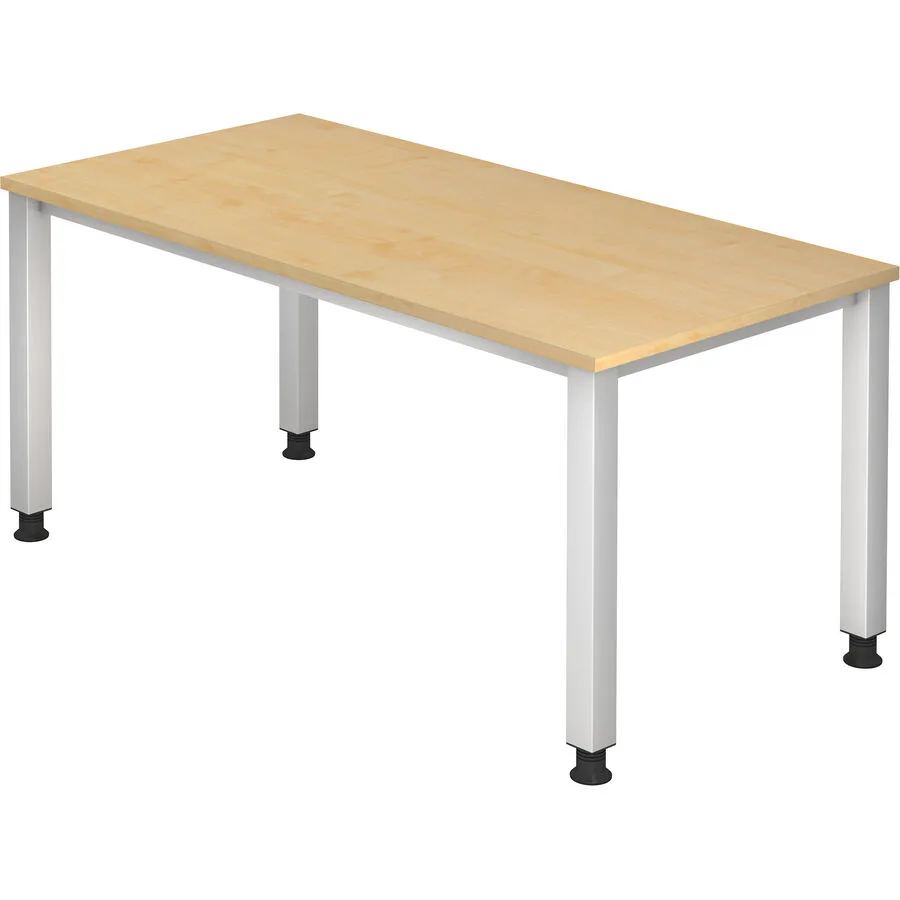 Schreibtisch Office Ahorn Holzwerkstoff Höhenverstellbar B 160 T 80 cm