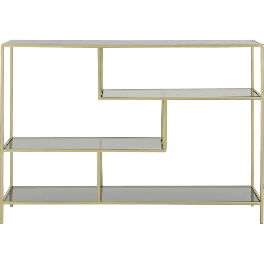 Regalkomponente Tino schwarz, gold Metall B 120 H 86 cm