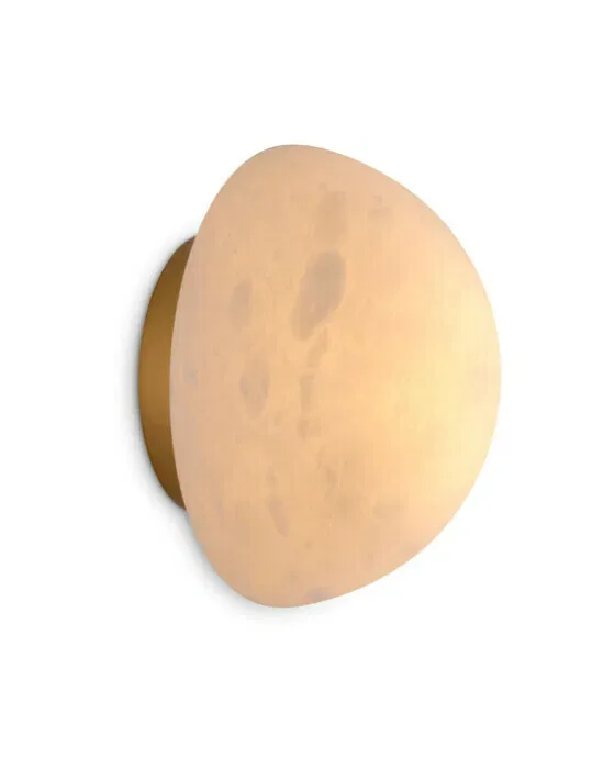 Triton væglampe alabast