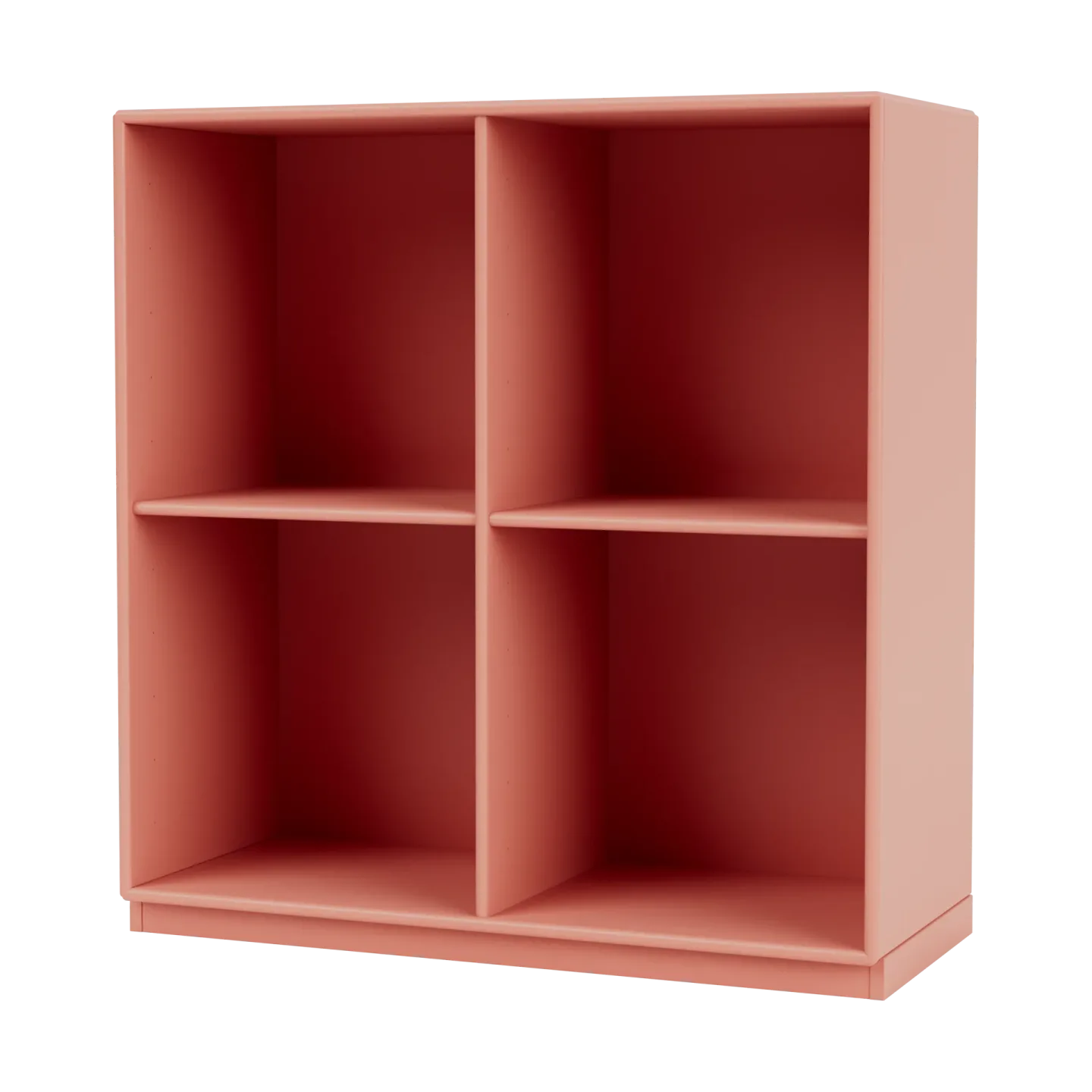 Montana SHOW Regal 69,6 x 69,6cm, Sockel 3cm 151-Rhubarb