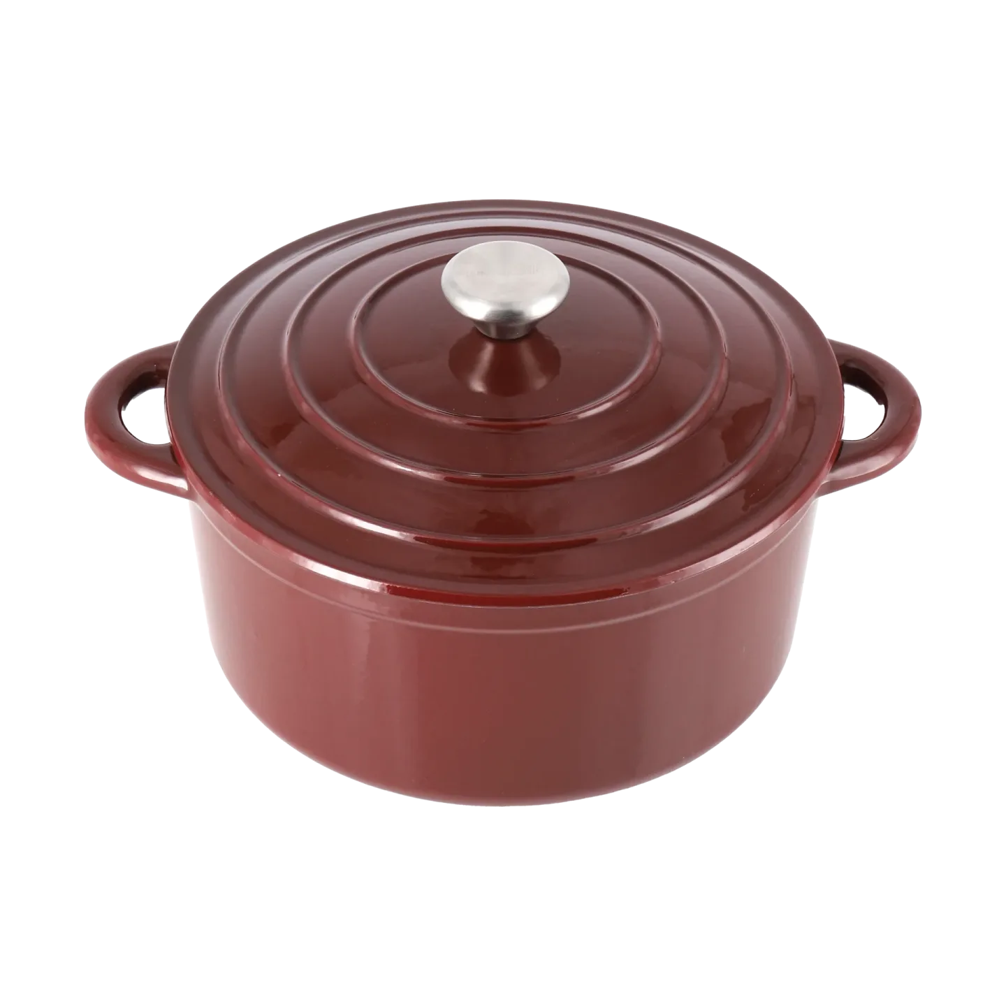 Nordwik Nordwik Gusseisentopf rund 5 l Burgundy