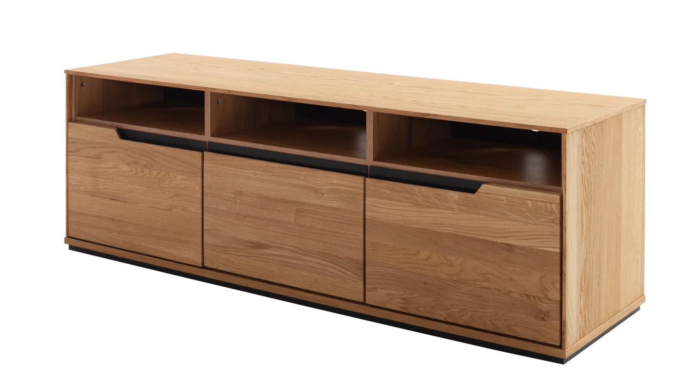 TV - Lowboard Wildeiche geölt massiv 153 cm TV - Board - ARAYA