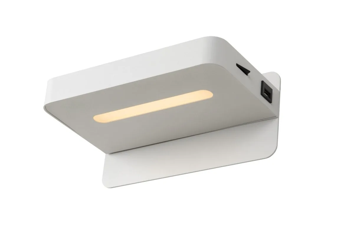 Lucide - Atkin 25cm - Vägglampa - Vit