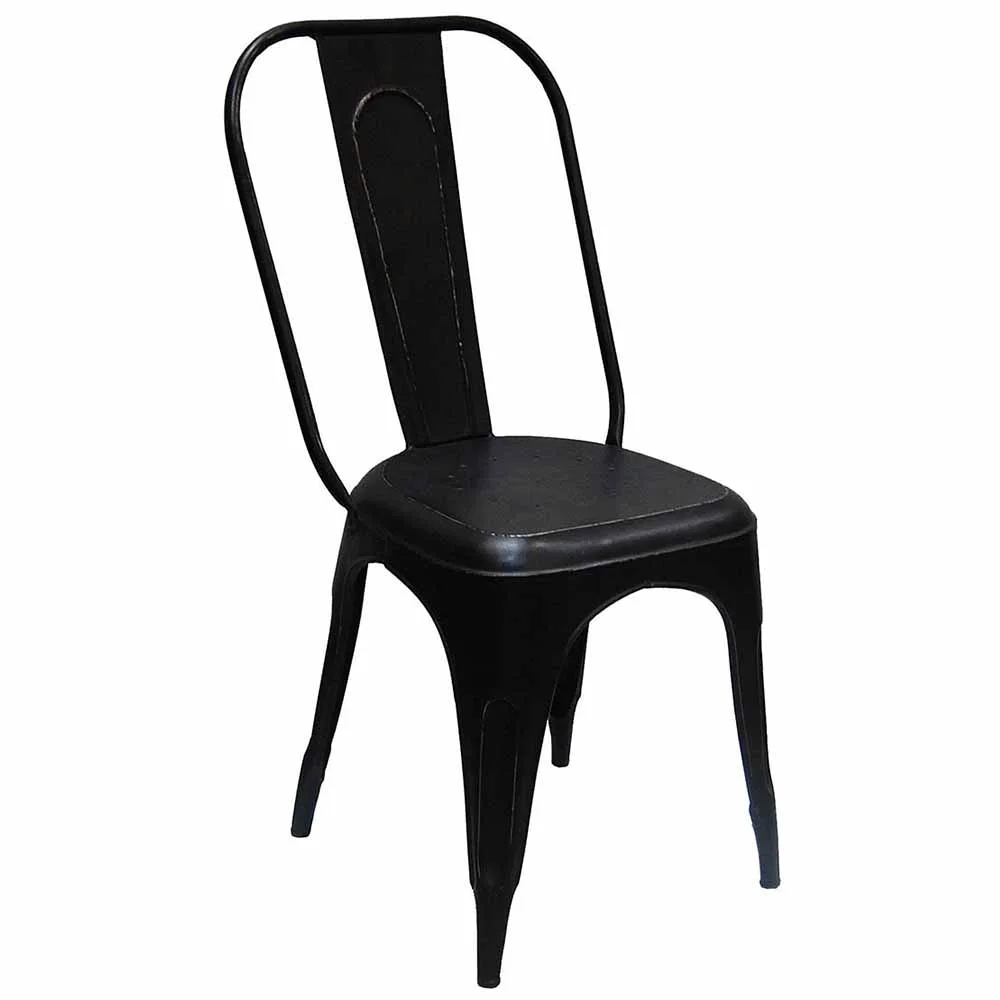 Matstol Living med hög rygg Svart Trademark Living