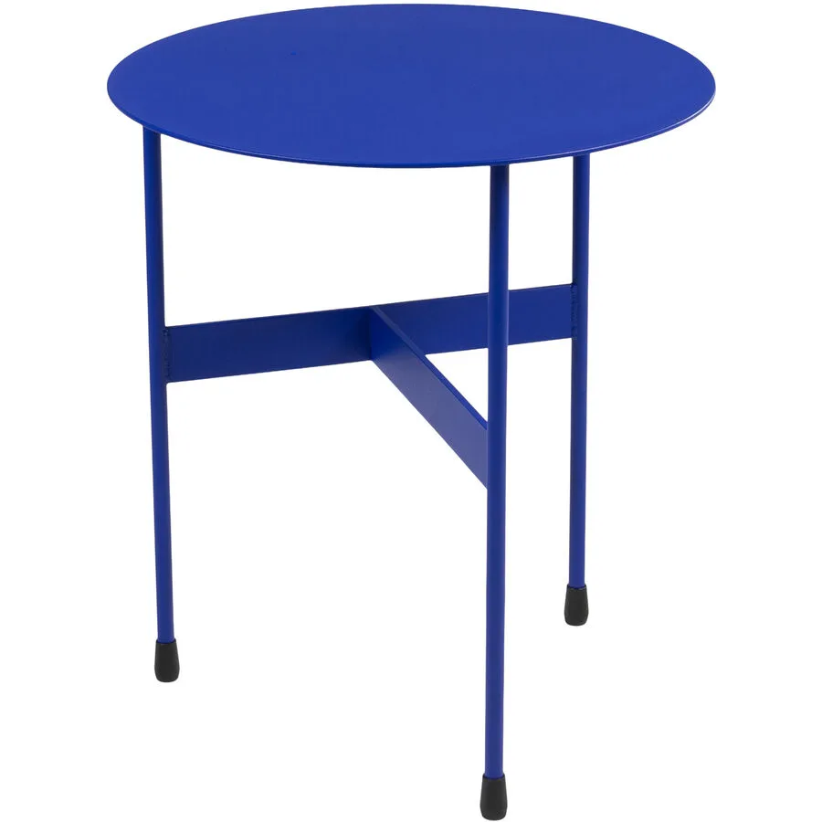 Spinder Design Beistelltisch Hesta Blau Stahl 40 cm