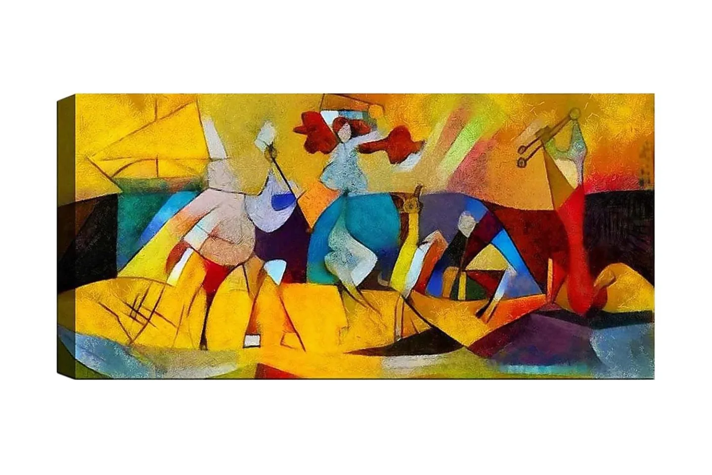 Canvastavla YTY Abstract & Fractals Flerfärgad - 120x50 cm