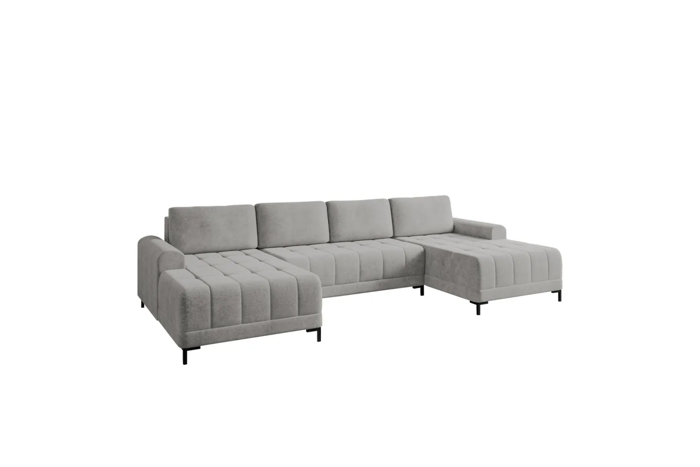 Vilshult Soffa Dubbeldivan 4-sits - Ljusgrå