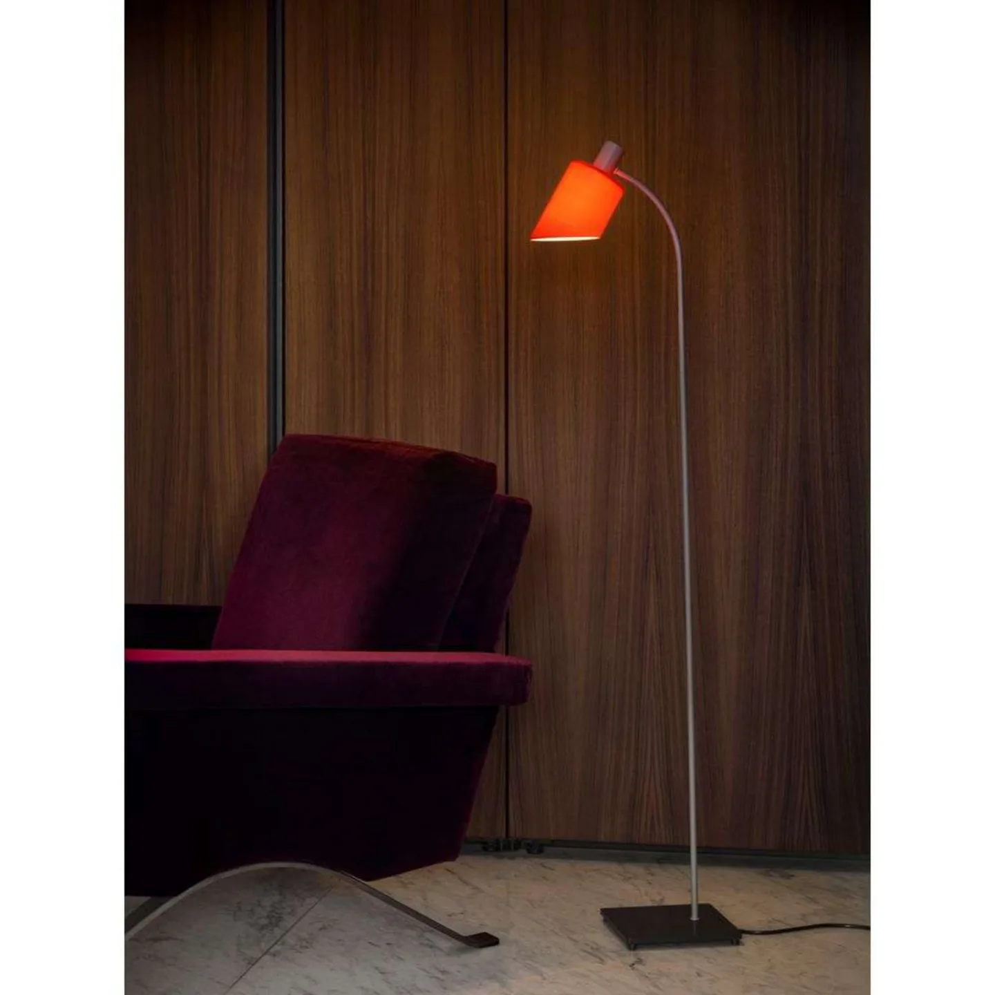 Lampe de Bureau Reading Stehleuchte Red - Nemo Lighting - Wohnzimmer - Metall