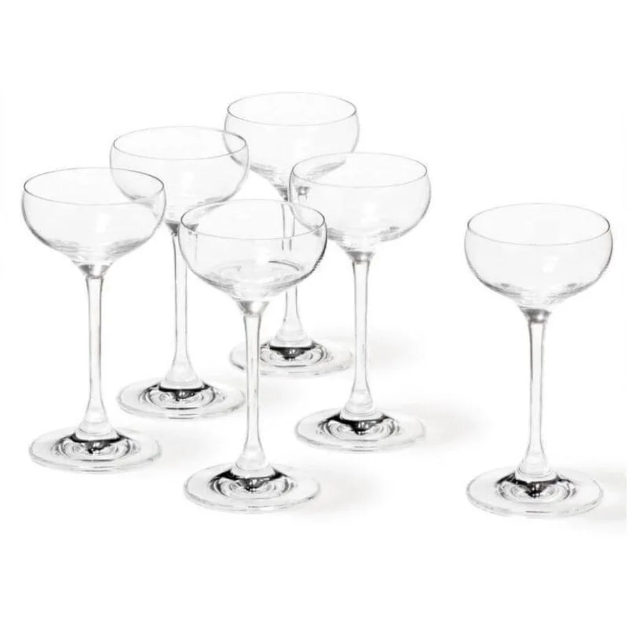Likörbecher-Set Leonardo Transparent Kristallglas H 13.5 cm 0.09 l 6 Stk