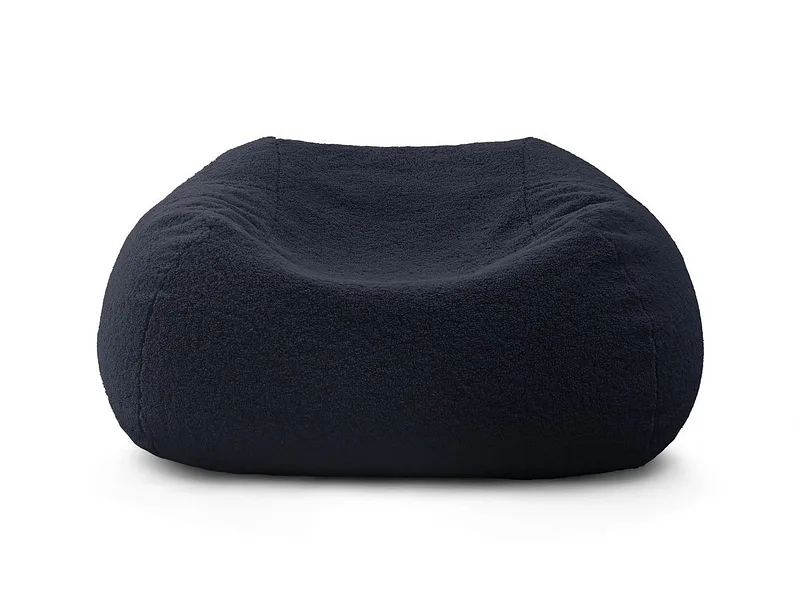 Hocker BOBOCHIC MERIBEL 70x120x60cm boucle-stoff dunkelblau