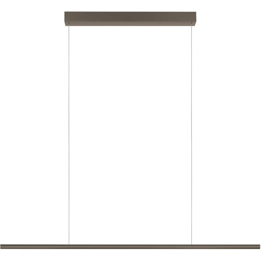 Designer-Pendellampe Bankamp Hexagon bronze 120 cm - Material: Aluminium/Stahl - LED - Lichtfarbe: Extra warmweiss - LED Energiesparlampen