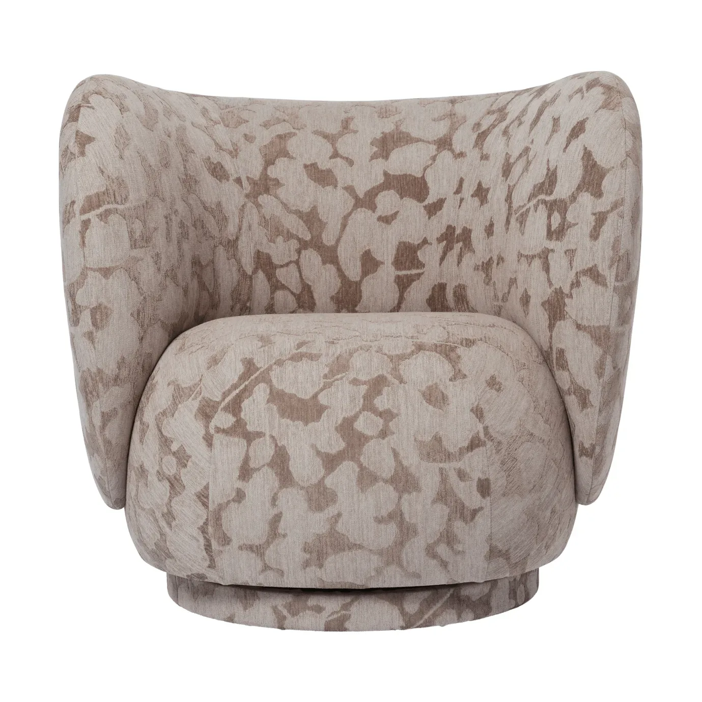 Ferm Living Rico lounge chair Sessel swivel Cilla-Taupe