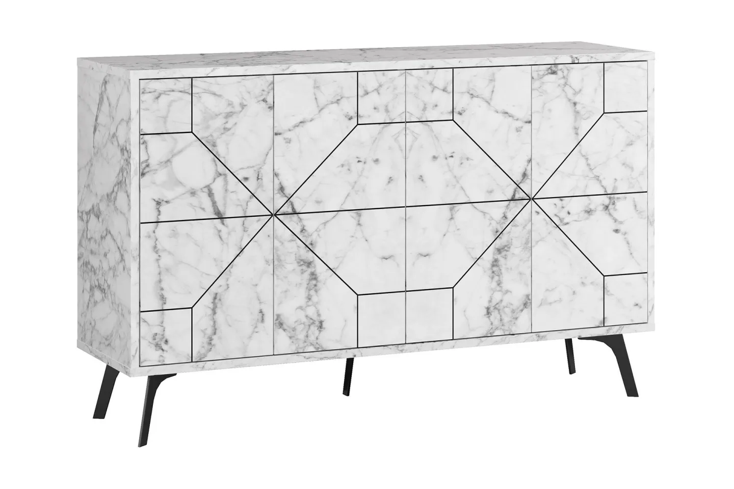 Desgrar Konsollbord 123x62,4 cm - Vit