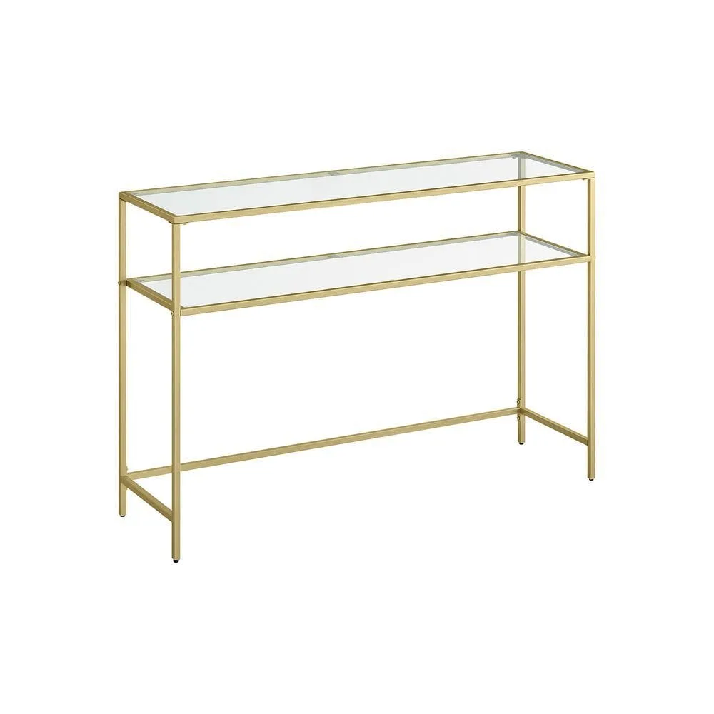 Rovena Byrå 90 cm - Guld och transparent