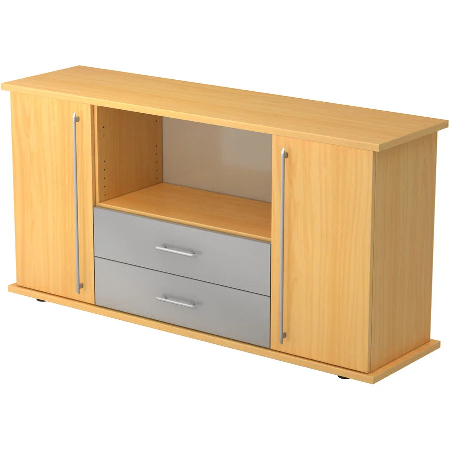 Sideboard Office Buche Holzwerkstoff B 166.1 H 84 cm