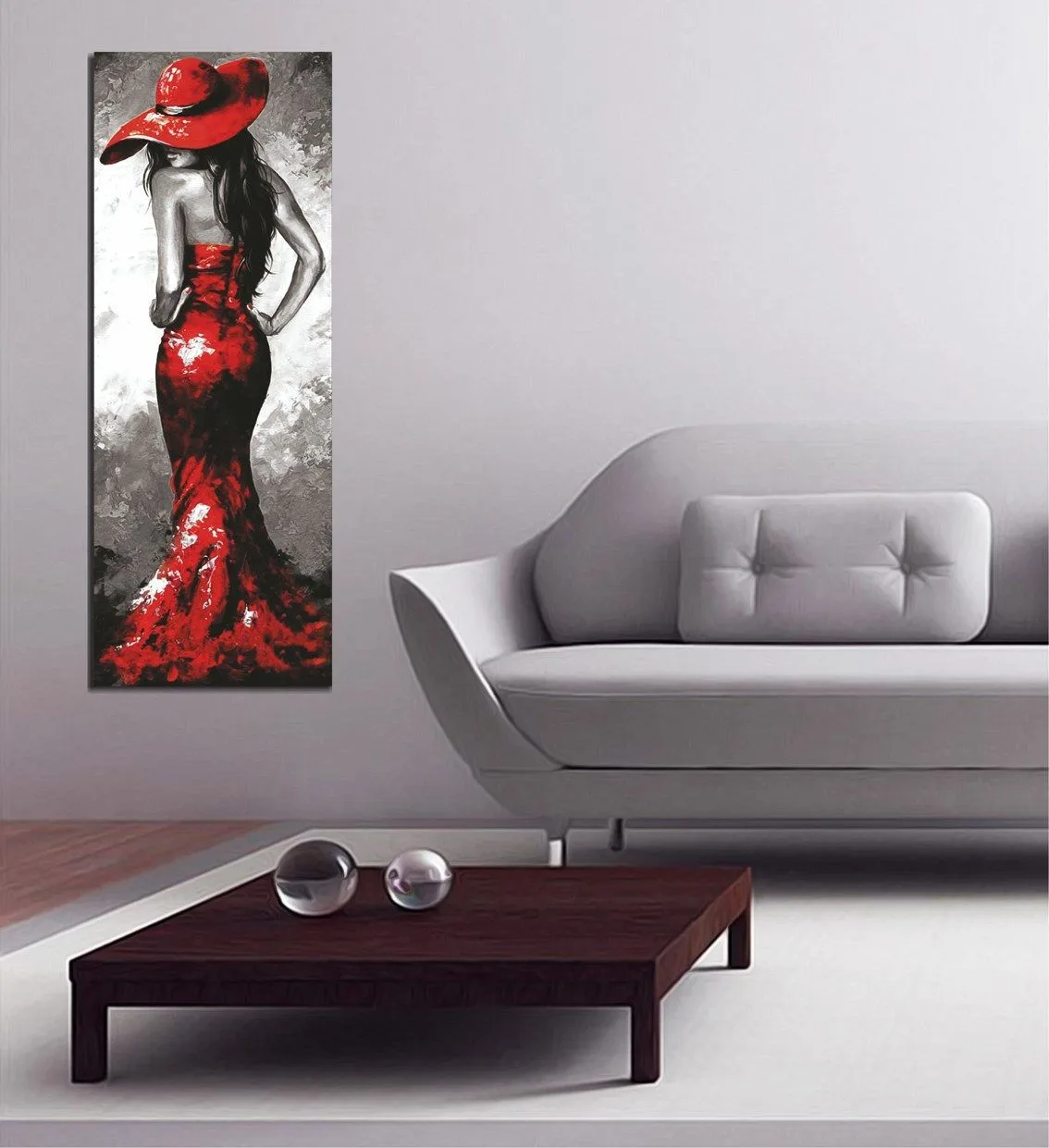 Dekorativ Canvastavla 30x80 cm - Flerfärgad