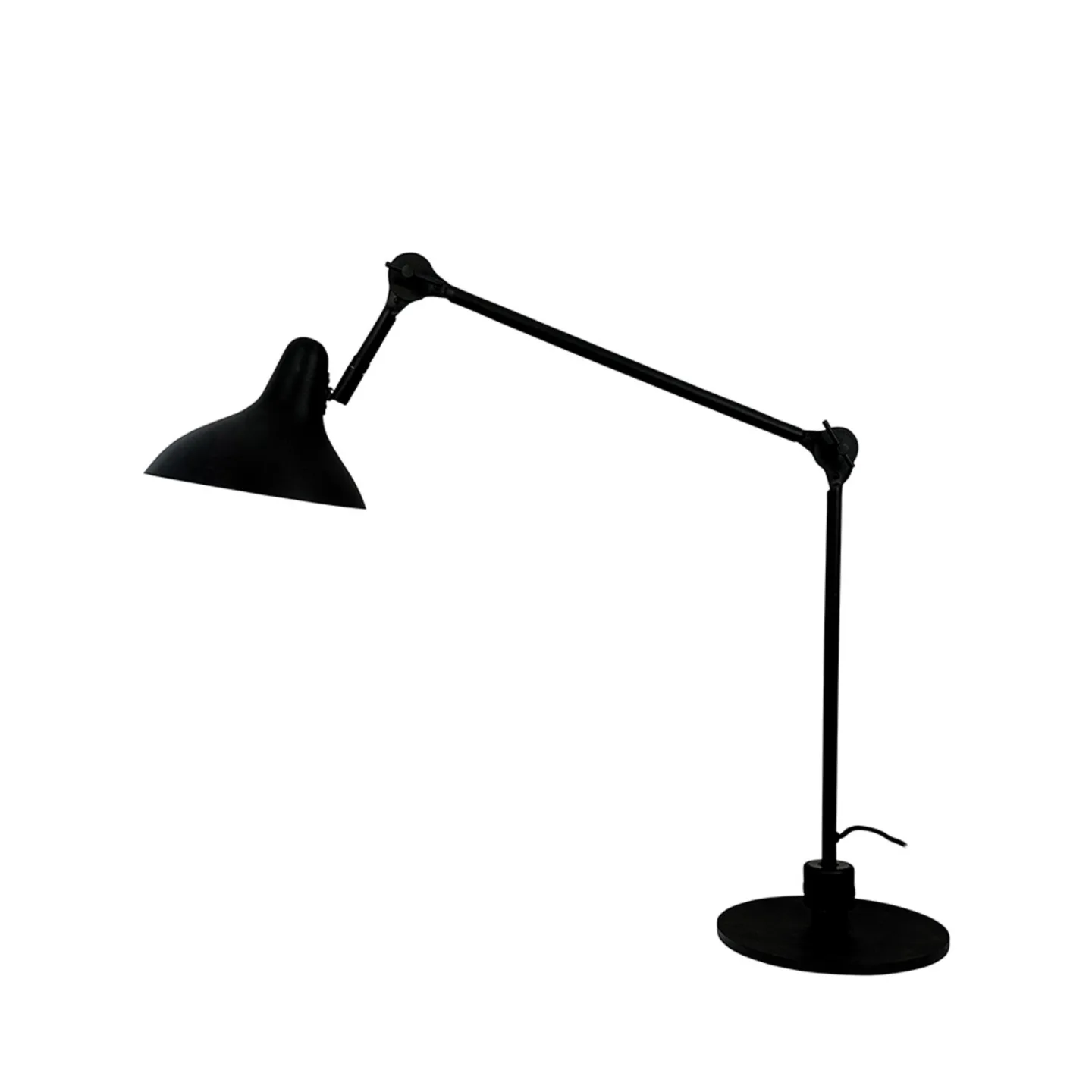 Lotus Tischleuchte, schwarz matt - Dyberg Larsen - Wohnzimmer - Skandinavisch - Metall - Einflammig