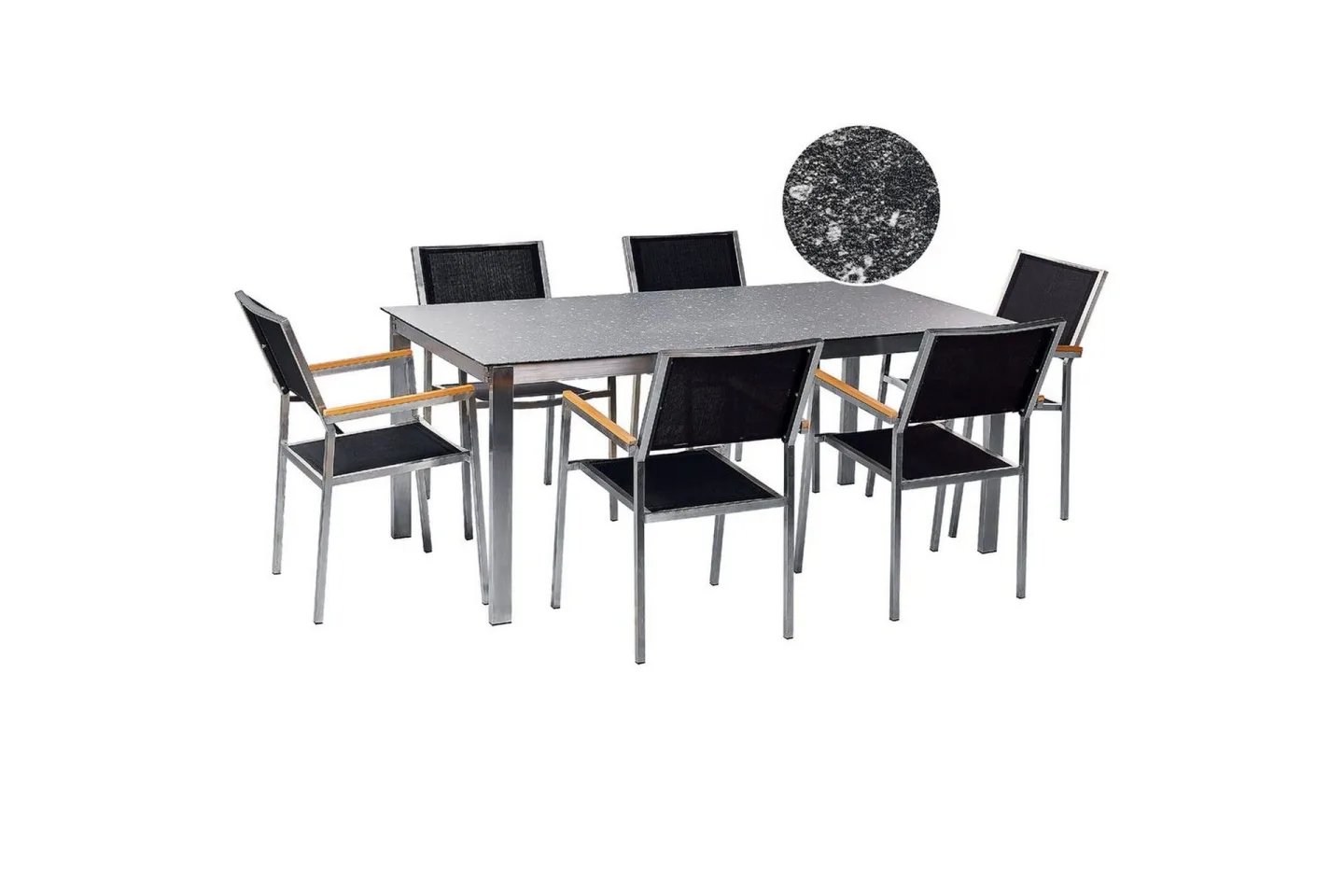 Trädgårdsmatgrupp Cosoleto/Grosseto 6-Sits - 6-Sits