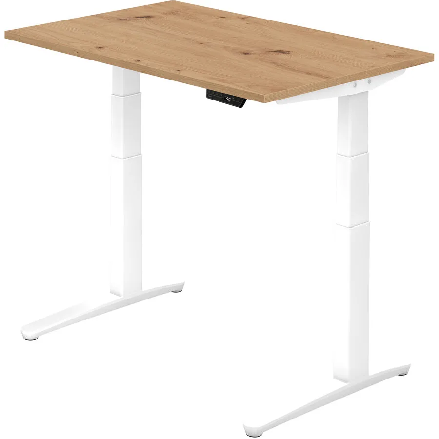 Schreibtisch Office Asteiche Holzwerkstoff B 120 T 80 cm