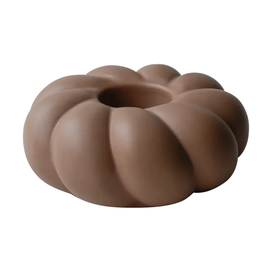 DBKD Twine Windlicht Ø14cm Nougat