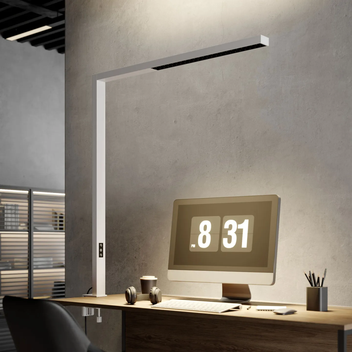 Jolinda Bordslampa White - Arcchio - Arbetsrum / hemkontor - Modern - Metall - Vinklad